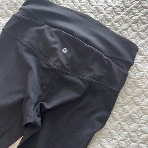 Lululemon Leggings with Mesh in Black